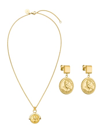 PURELEI 2tlg. Schmuckset Mahina Club Lei Edition in Gold