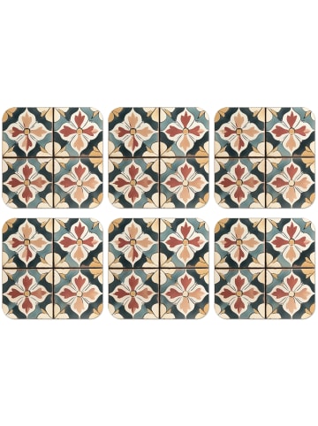 OnlyWow Glasuntersetzer 6er-Set Azulejos Fliesen