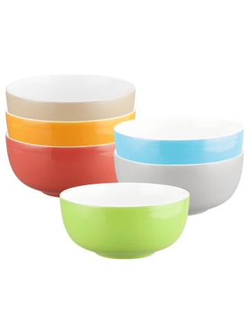 Seltmann Weiden 6er Set Müslischalen Liberty Pure Colors ø 15 cm in Mixed