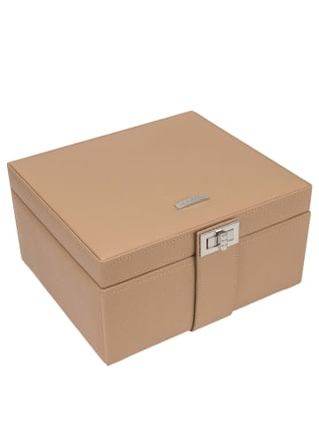 Windrose Marvella - Schmuckkoffer mit Reiseetui 21.5 cm (rose) in camel