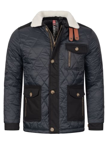 Geo Norway Steppjacke in Schwarz