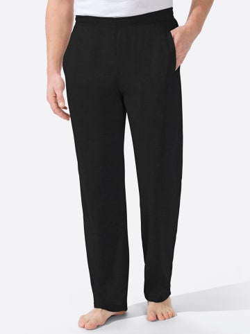 WITT WEIDEN Freizeithose in schwarz + grau-meliert