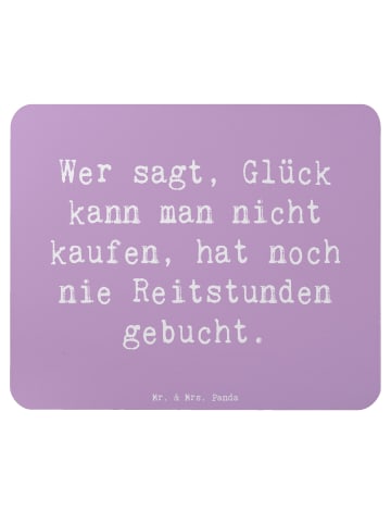 Mr. & Mrs. Panda Maus Pad Spruch Reitlehrerin Freude mit Spruch in Lavendeltraum