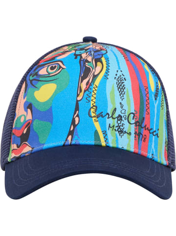 Carlo Colucci Trucker Cap De Zen in Navy