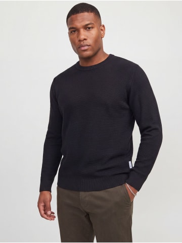 JACK & JONES PLUS Strickpullover in Black