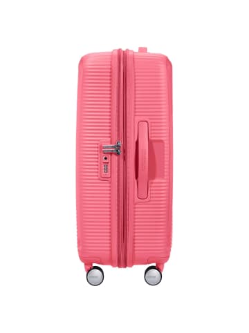 American Tourister Soundbox - 4-Rollen-Trolley 67 cm erw. (gelb) in sun kissed coral