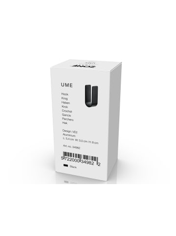 Zone Denmark Haken Ume in Black