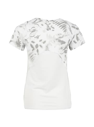 Under Armour Laufshirt Iso-Chill 200 Print in weiß / grau