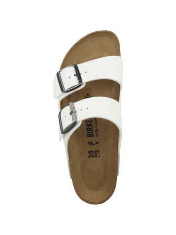 Birkenstock Sandale Arizona Birko-Flor schmal in weiss