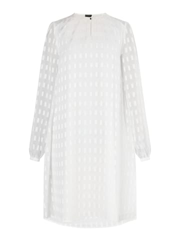 DreiMaster Damen Midikleid Mit Glitzer in Wollweiss