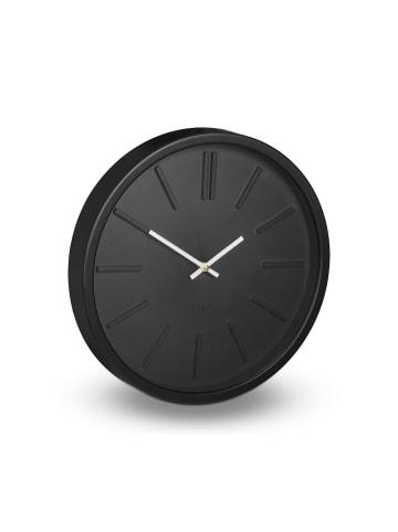 relaxdays Wanduhr in Schwarz