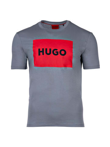 HUGO T-Shirt in Grau (Medium Grey)