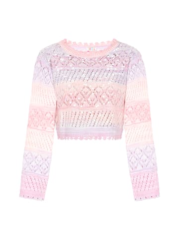 IZIA Women Sweater in lilac multicolor