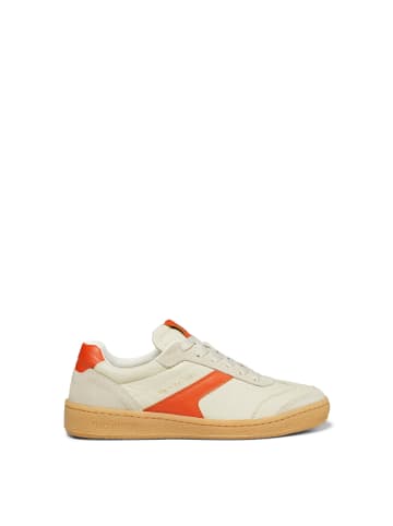 Marc O'Polo Sneaker in white/burnt orange