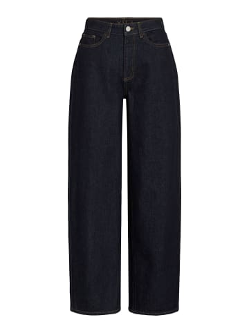 Vila Wide Fit Jeans in Dark Blue Denim 1