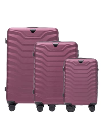 WINGS Trolleys PEAFOWL in burgundy
