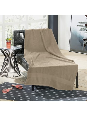 REDBEST Frottier Liegetuch Chicago in taupe