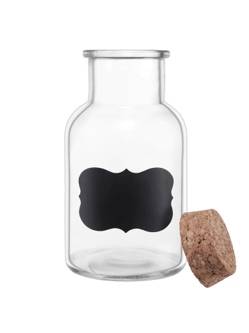 Praknu 12 Gewürzgläser mit Korken 150ml