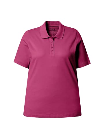 Ulla Popken Poloshirt in magnolienrot