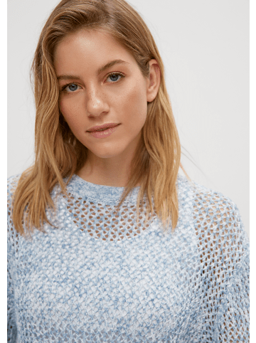 comma CI Pullover langarm in Blau