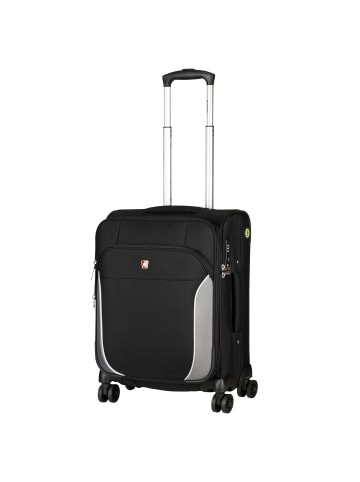 traveller PROnature 4-Rollen Kabinentrolley 54 cm in schwarz