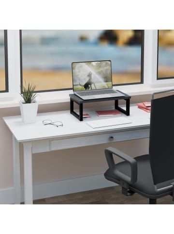 Monitorständer in Schwarz - (B)40 x (H)15 x (T)23 cm