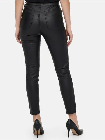 Tazzio Jeans Skinny Fit "F139" - Lederoptik - in Schwarz