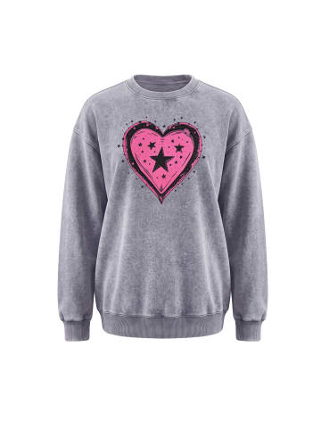 myMo Women Sweatshirt in Dark Grey