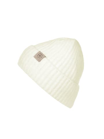 Faera Strickmütze warmes Design in Creme