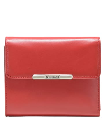 Esquire Helena Geldbörse Leder 12 cm rot