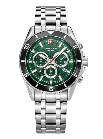Swiss Alpine Military by Grovana Analoguhr für Herren in Grün