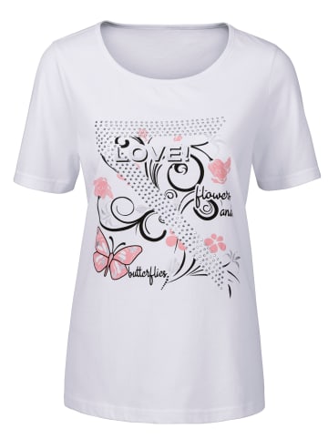 Sieh an! T-Shirt in weiß