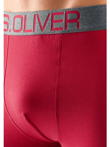 s.Oliver s.Oliver Bodywear Boxer (4 Stück) in petrol / schwarz / blau / rot