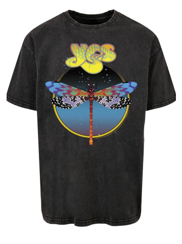 F4NT4STIC Oversize T-Shirt YES Dragonfly Tour V1 in schwarz