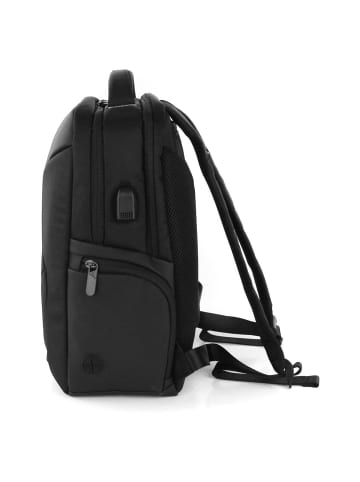 Roncato Surface - Rucksack 14"/Tabletfach 10" 40 cm (nero) in nero