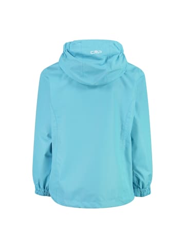 cmp Mädchen Regenjacke Fix Hood in Blau