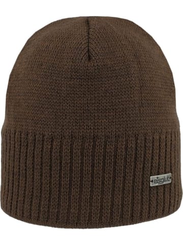 Eisglut Strickmütze in braun