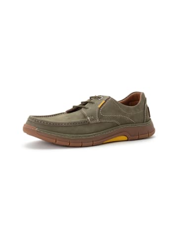 Camel Active Bootschuhe aus Nubukleder in Dunkelgrün