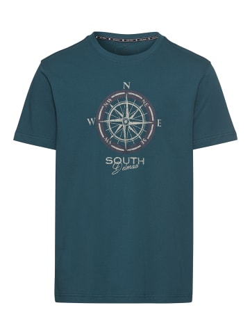 Delmao T-Shirt in dunkel grün