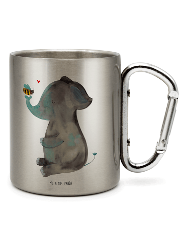 Mr. & Mrs. Panda Outdoor Tasse Elefant Biene ohne Spruch in Silber
