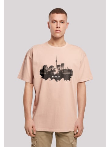 F4NT4STIC T-Shirt Cities Collection - Berlin skyline in amber