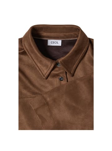 Cecil Langarmbluse in mocha caramel