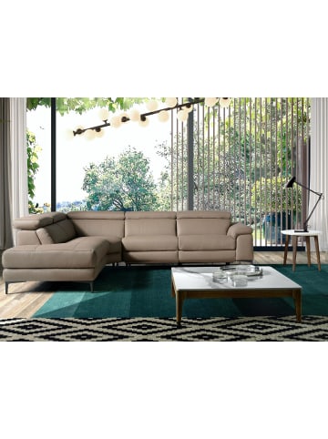 Angel Cerdá Relax Chaiselongue Sofa 6042 in Nerz / Stahl