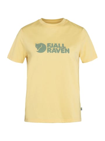 FJÄLLRÄVEN T-Shirt Fjällräven Logo Tee W in Gelb