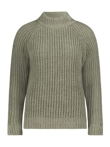 CARTOON Strickpullover mit Stehkragen in Pale Khaki