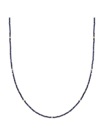 Glanzstücke München Kette aus Edelstahl mit Saphir in gelbgold