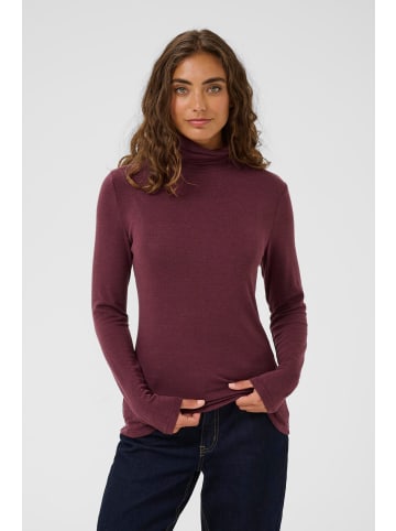 CULTURE T-Shirt kurzarm CUalexandra Classic fit in Decadent Chocolate