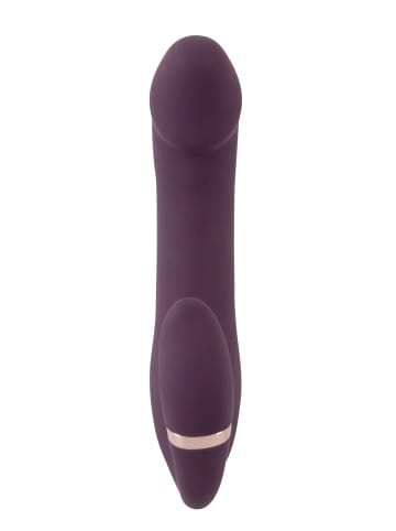Javida Vibrator Nodding Tip Vibrator with Stimulator in lila