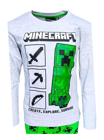 Minecraft Schlafanzug Minecraft Creeper in Grau