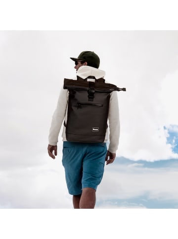 Bench PU Kunststoff Businessrucksack Bench Rucksack braun ca. 38cm